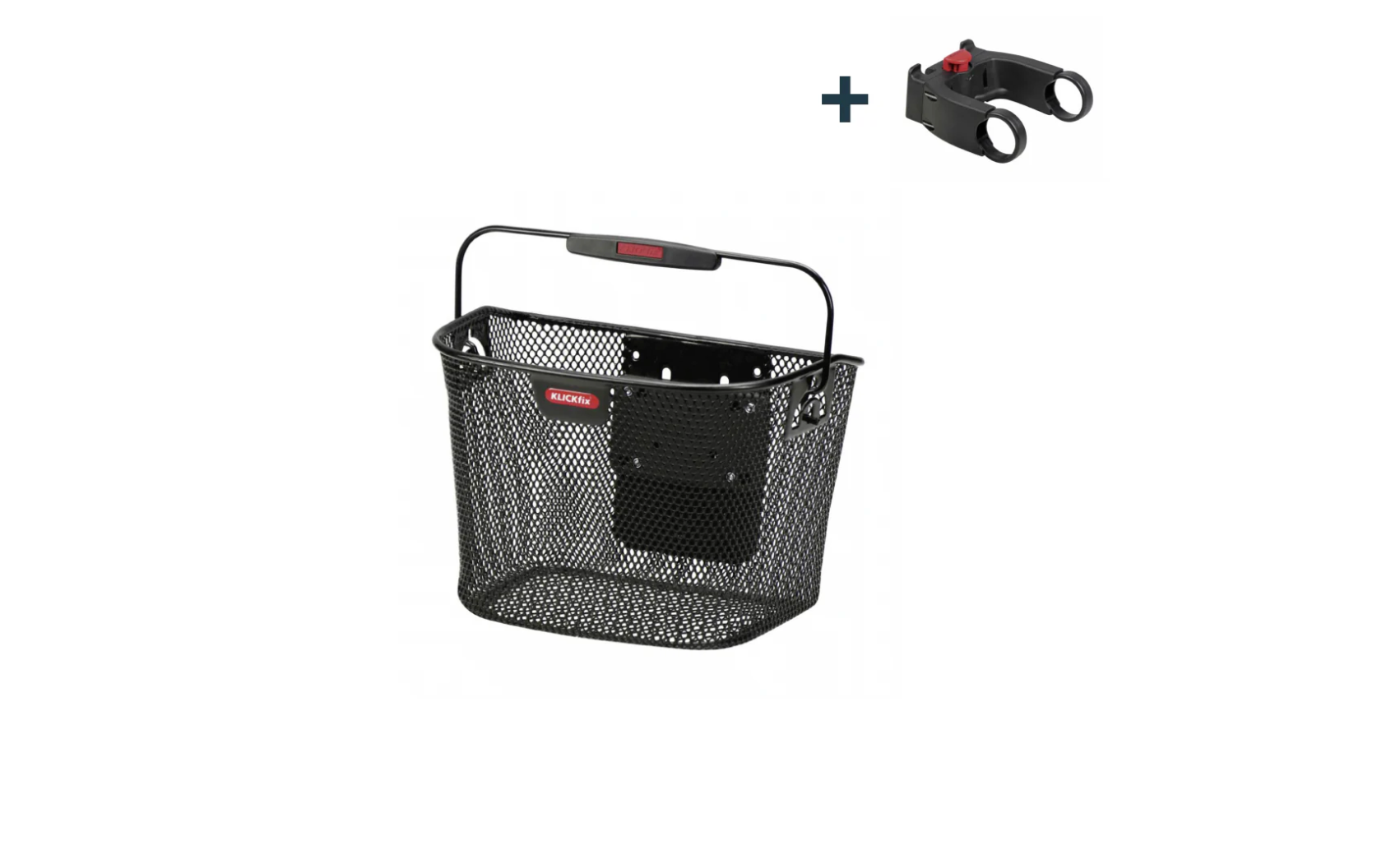 Mini mesh front basket + Klickfix attachment