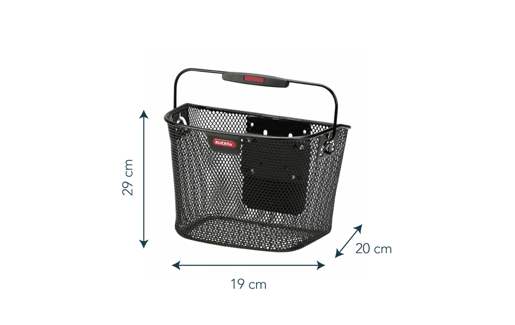 Mini mesh front basket + Klickfix attachment