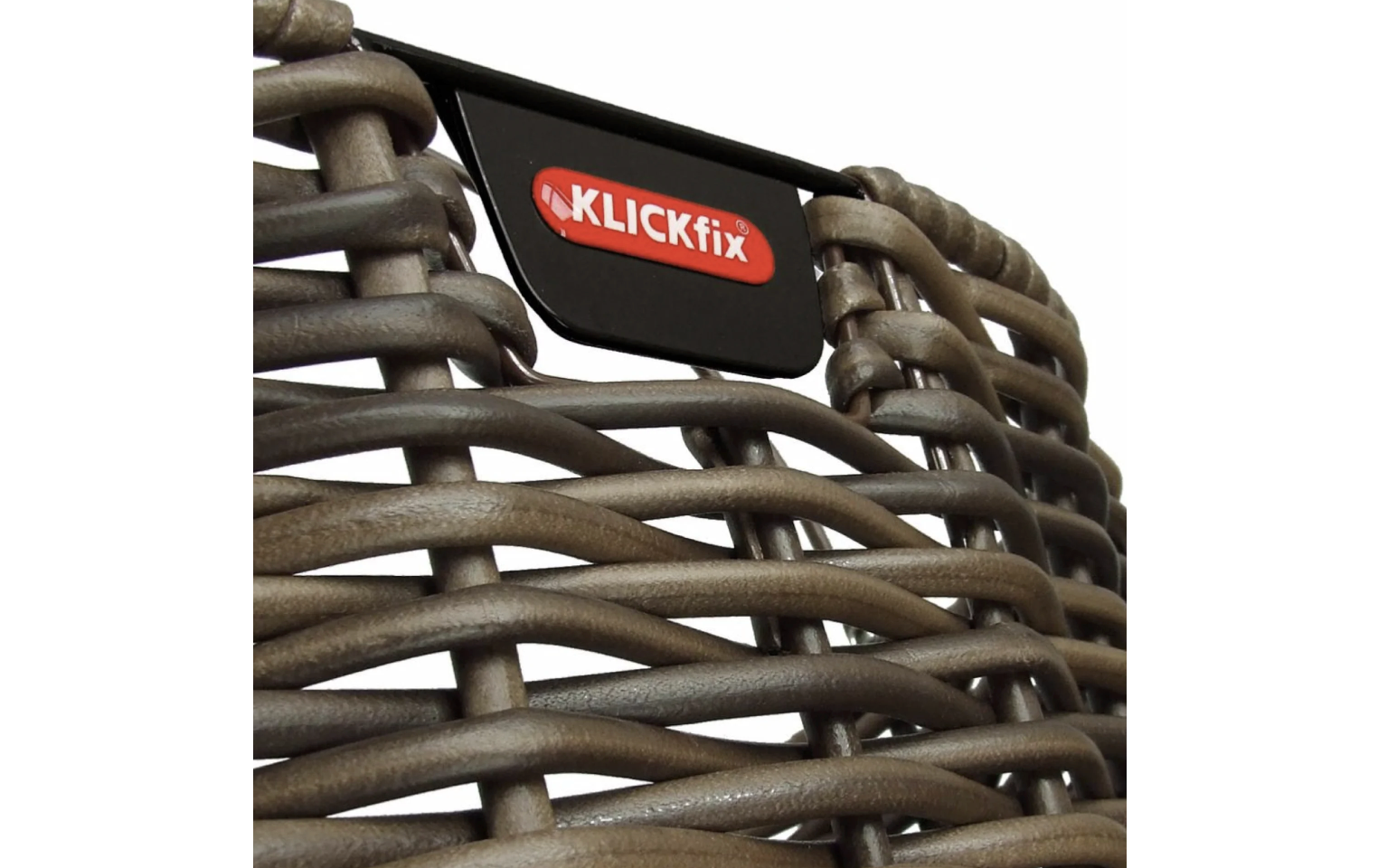 Structura woven front basket + Klickfix attachment